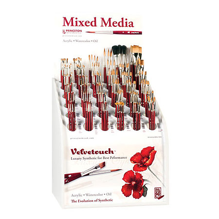Velvetouch Mixed Media Brush Series 3950 Counter Assortment Display