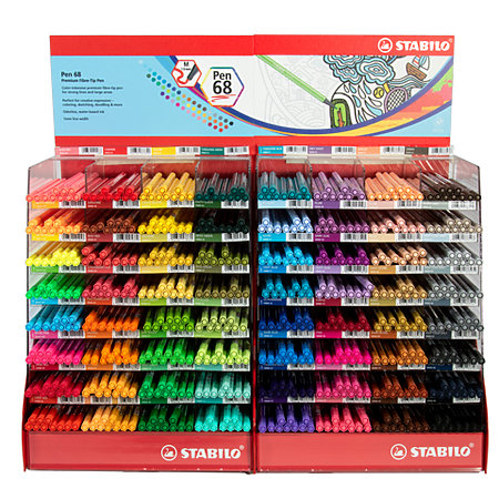 Pen 68 65-Color Assortment Display