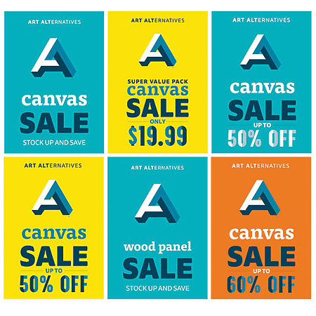 Canvas & Wood Panel Sale Posters