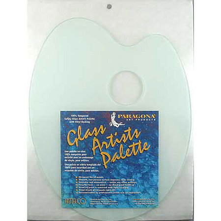 Classic Oval Safety Glass Palette
