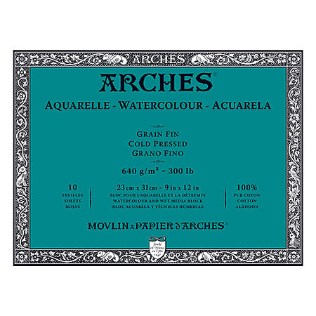 Arches 300 lb. Watercolor Blocks