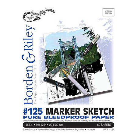 #125 Marker Sketch Pure Bleedproof Paper Pads