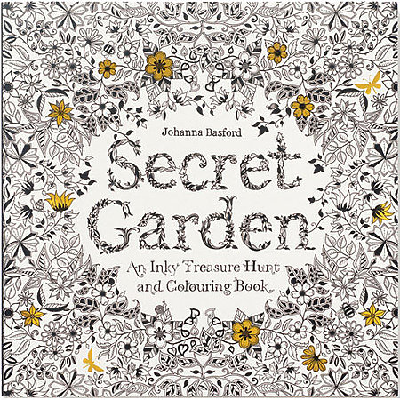 Secret Garden:  An Inky Treasure Hunt and Coloring Book