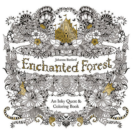 Enchanted Forest:  An Inky Quest & Coloring Book