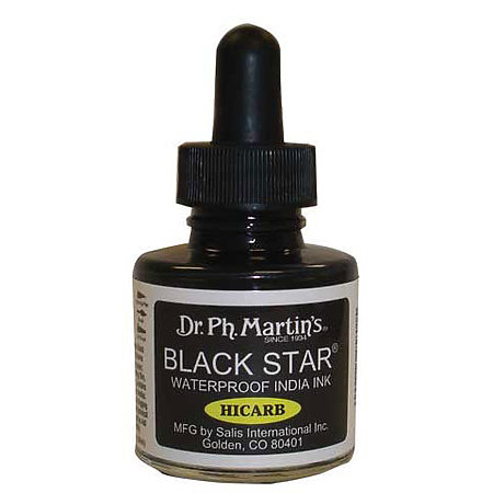 Black Star Hi-Carb Waterproof India Ink