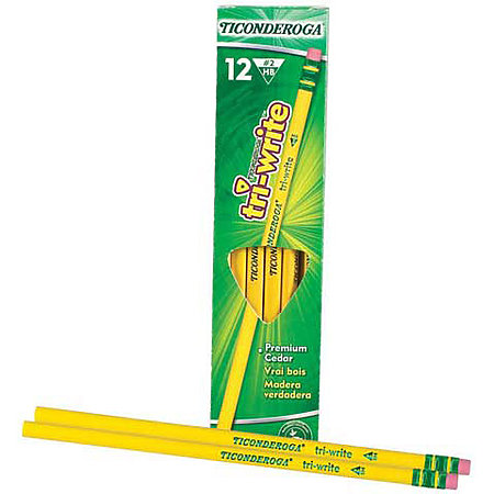 Ticonderoga Tri-Write No. 2 Pencils