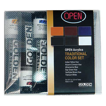 OPEN Acrylic Traditional Color Set