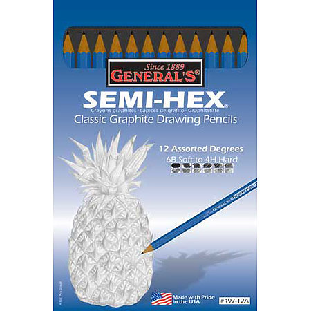 Semi-Hex Graphite Pencil Set