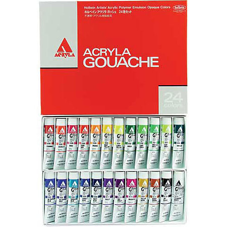 Acryla Gouache 24-Color 20ml Set