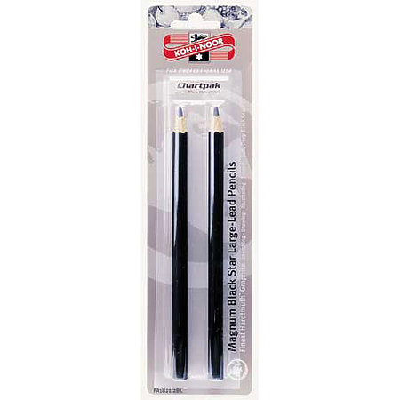 Magnum Black Star Large-Lead Pencils