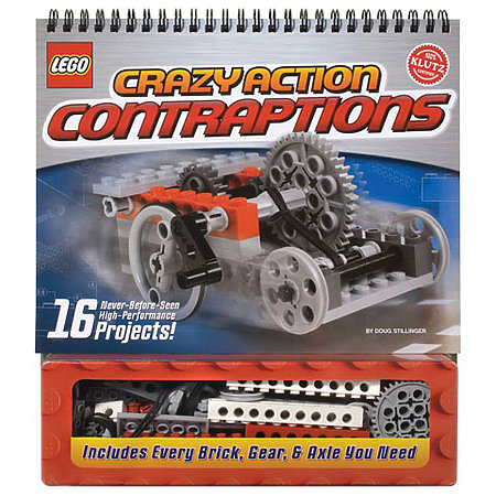 Klutz Lego Crazy Action Contraptions Book Kit