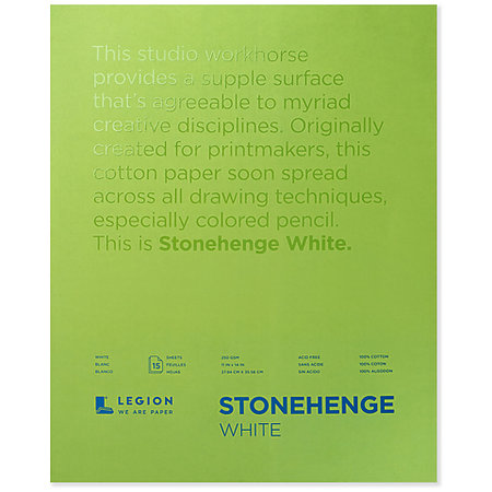 Stonehenge White Paper Pads