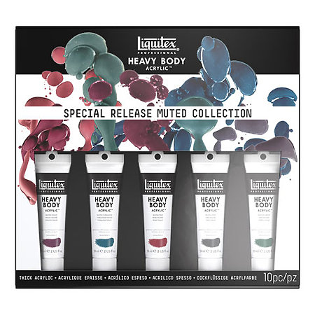 Heavy Body Acrylic Muted Colors Sets