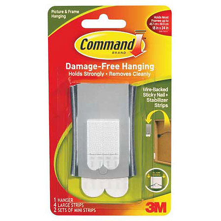 Command Wire-Back Sticky Nail Hanger