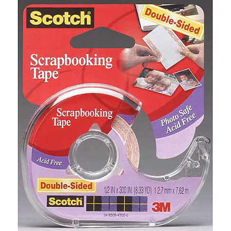 #002 Scotch Photo & Document Double-Sided Mounting Tape