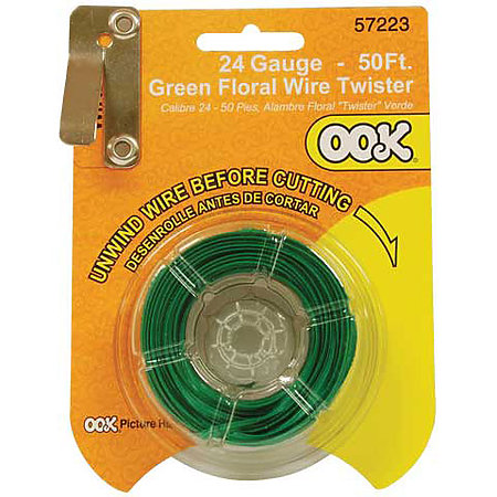 Green Floral Wire