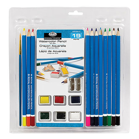 Essentials Watercolor Pencil Art Set