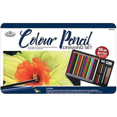Essentials Colored Pencil Tin Set