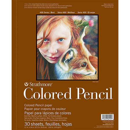 Colored Pencil Pads   400 Series