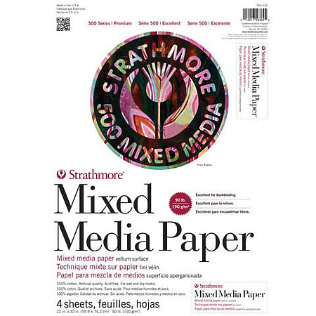 Mixed Media Paper Sheets - 500 Series