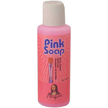 Pink Soap Artist Brush Cleaner