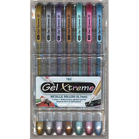 Gel Xtreme 7-Color Metallic Pen Set