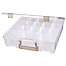 3-compartment deep super satchel box w/removable dividers