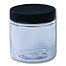 4 oz. clear jar (plastic wide-mouth with lid)
