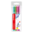 4-pen wallet - bright colors - peggable